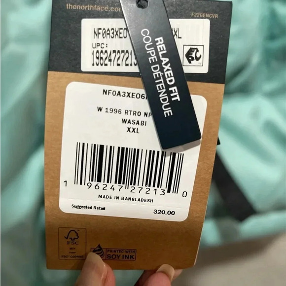 260 The North Face 1996 Nuptse retro Jacket - Picture 6 of 8